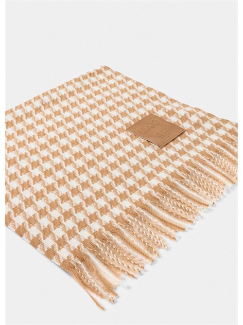 Stola pied de poule LIU JO | 2F5041T0300/M9763